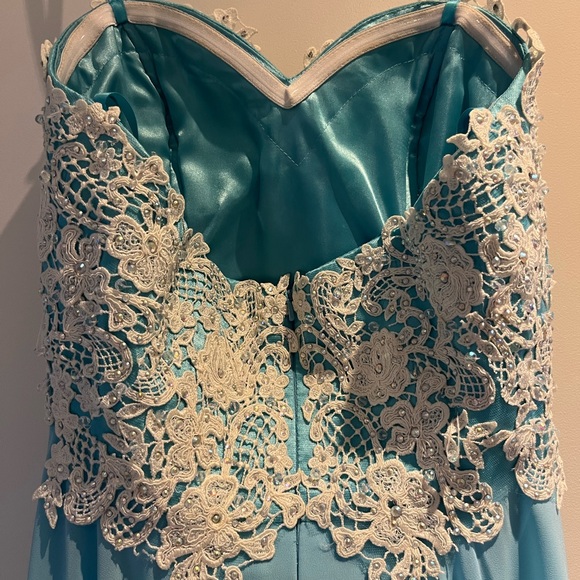 Strapless Prom Dress - Picture 3 of 5